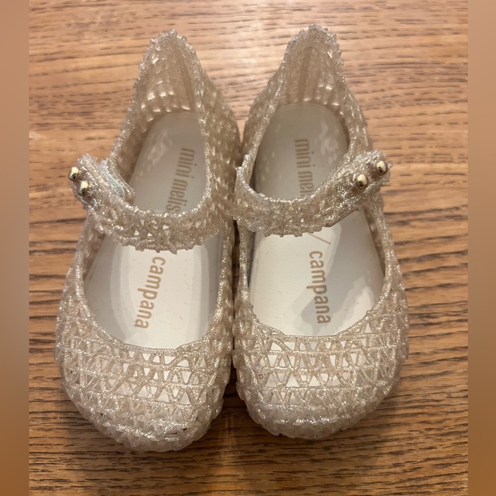 Mini Melissa Campana- Beige- Size 5 (Walker)